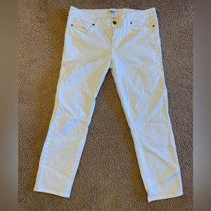 Paige Kylie Crop white jeans size 31